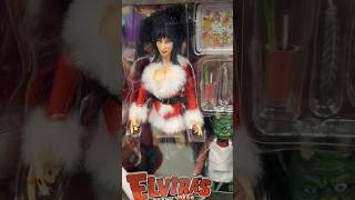 NECA Elviras Scary XMas Christmas Holiday NEW Action Figure YouTube Shorts 4K Video Elvira [upl. by Anait891]