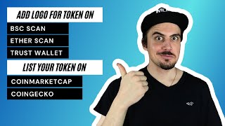 How to add Logo for your token on BSCscan Trust Wallet and CoinMarketCap platforms [upl. by Acinimod]