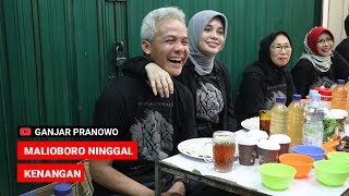 Ganjar Pranowo Vlog Malioboro Ninggal Kenangan [upl. by Hansel]