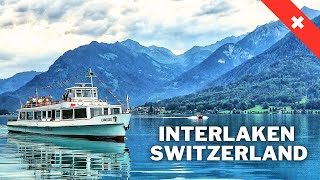 Interlaken Switzerland Walking Tour  4K [upl. by Zina]