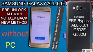 Samsung G532F FRP Bypass  Samsung Grand Prime Plus Google Account Unlock  Without PC [upl. by Laden240]