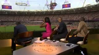 Mo Farah Winning Gold Medal In Mens 5000m BBC Commentators and Pundits Going Mental HD [upl. by Aneertak]