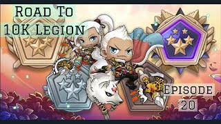 MapleStory Reboot GMS Road To 10K Legion Tera Burning To 200  Aran  Ep 20 [upl. by Shaver]