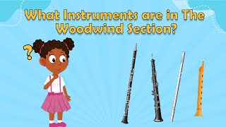 What Instruments Are In The Woodwind Section  Woodwind Instruments  Music Facts For Kids [upl. by Idnek]