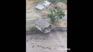 Chilcotin River Washes Away Structure as Landslide is Breached [upl. by Boser]