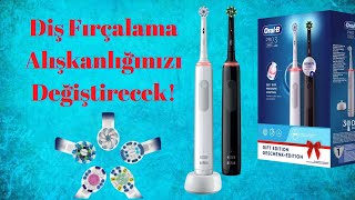 OralB Pro 3 Şarjlı Diş Fırçası Kutu Açılımı İncemele ve Deneyim Videosu [upl. by Dera460]