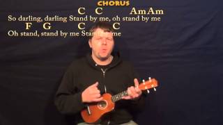 Stand By Me Ben E King Ukulele Cover Lesson in C with LyricsChords [upl. by Seldun507]