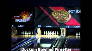 Duckpin Bowling Pinsetter 2 [upl. by Loresz]