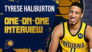 Tyrese Haliburton on Being Traded to Pacers Embracing Indiana  Indiana Pacers [upl. by Feil]