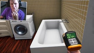 House Flipper Game  Part 3  MAJOR Bathroom Remodel [upl. by Kunin167]