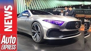 New Mercedes AClass previewed by Concept A Sedan in Shanghai [upl. by Raasch414]