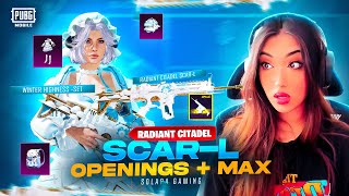 MAXING RADIANT CITADEL SCARL  NEW LUCKY TREASURE OPENING  PUBG MOBILE [upl. by Mariquilla]