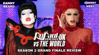 Rupaul’s Drag Race UK Vs THE WORLD Finale Review With Danny Beard  CHERRY WEST [upl. by Cerveny]