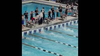 200 Free Relay 111723 State Oakland University [upl. by Llehsyar]