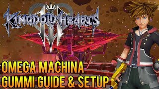 Ⓜ Kingdom Hearts 3 ▸Omega Machina Gummi Guide amp Setup Orichalcum [upl. by Thebault]