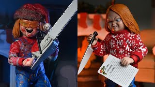 New Neca Chucky holiday edition action figure revealed preorder at entertainment earth [upl. by Eelrehpotsirhc]