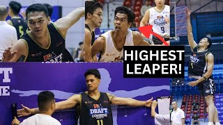 This 59quot guard is highest leaper in 2024 PBA Draft Combine Who are tallest fastest [upl. by Nalahs187]