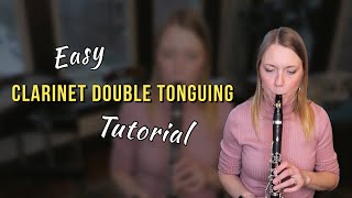 Easy Double Tonguing Tutorial for Clarinet [upl. by Aicetel]