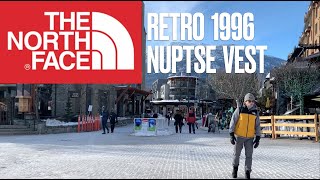 SMALLER than the Jacket The North Face Retro Nuptse 1996 Vest  Review Sizing amp Breakdown [upl. by Antipus218]