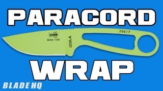 How to Cord Wrap the ESEE Izula Knife Tutorial [upl. by Hayman]