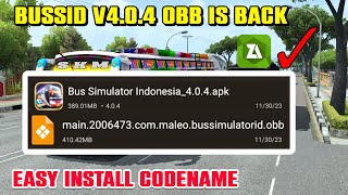 BUSSID V404 OBB IS BACKWatch Full Video [upl. by Ihcelek]