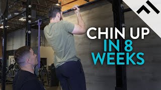 How to Get Your First Chin Up  8Week Progression [upl. by Mathia]