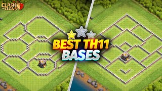 NEW TH11 Base Link  BEST Town Hall 11 TrophyWarHybridFarming Base  Clash Of Clans [upl. by Cavil646]