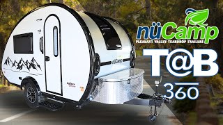 The Brand New TAB 360 Teardrop Trailer from nuCamp 2024 Model [upl. by Zailer]