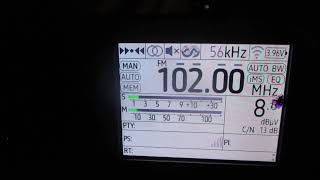 Tropo 1020 v Russkoye Radio Suoyarvi Republic Kareliya165km 44° 30 025 kWTRP [upl. by Aloisius]