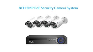 Never Miss a Moment Hiseeu 5MP POE Security Camera System Video Playback Demo [upl. by Ranna197]