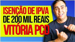 VITÓRIA PCD  ISENÇÃO DE IPVA EM CARRO DDE 200 MIL carros auto pcd [upl. by Kirat439]