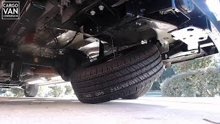 How to release a spare tire in a Ford Transit [upl. by Beare838]