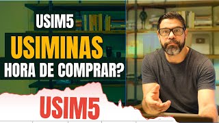 USIMINAS USIM5 SOFRE QUEDA FORTE ESTÁ BARATA OPORTUNIDADE [upl. by Asli698]