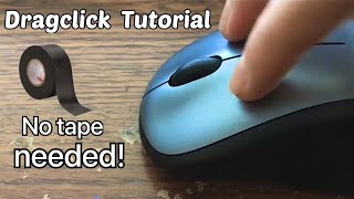 How To Dragclick  1 step  Dragclicking Tutorial [upl. by Eelano]