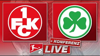 🔴 1 FC Kaiserslautern  Greuther Fürth  2 Bundesliga 2 Spieltag Konferenz  Liveradio [upl. by Jennilee738]