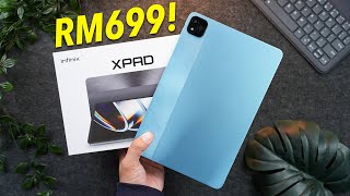 Infinix XPAD 4G  Tablet Mampu Milik di Malaysia Dapat FREE Keyboard [upl. by Farver148]