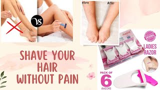 How To Shave Your Hair  Safit Razors Review  Painless Hair Removal Method [upl. by Seko]