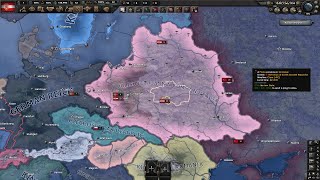 hearts of iron 4 PLAYING AS POLISH LITHUANIAN COMMONWEALTH ROAD TO 56 [upl. by Anialahs]