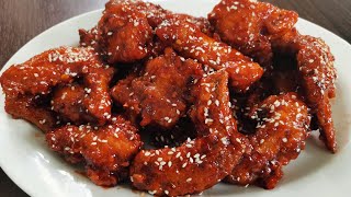 HOW TO COOK SPICY HONEY BBQ CHICKEN WINGS KFC STYLE  BBQ CHICKEN WINGS [upl. by Rodgiva]