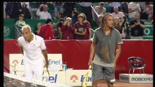 Faza zilei  Yannick Noah Younes El Aynoui Ilie Nastase Mansour Bahrami [upl. by Yesnil]