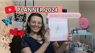 O MELHOR PLANNER PARA 2024 Estou apaixonada  Papelaria Peonia Criativa By Teacher Amanda [upl. by Buskus]