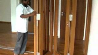 DORMATIC TIMBER FOLDING DOOR [upl. by Trinette]