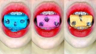 asmr ICE TAPIOCA PEARLS BOBA eating sounds [upl. by Rafat]