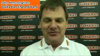 John Hemmingham  Pukka Pies England Band in South Africa [upl. by Alameda690]