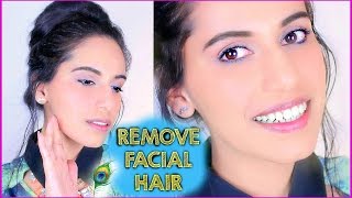 DIY How to Remove FACIAL HAIR Naturally at Home Himani Wright SIMPLE Homemade Mask [upl. by Akienahs537]