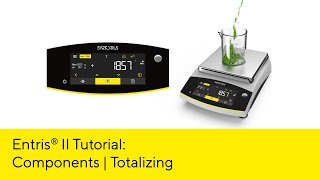 Entris® II Essential Line Lab Balance Components  Totalizing [upl. by Archibaldo]