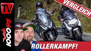 Kymco AK550i vs BMW C 400 GT Vergleich  Wie viel Roller bekommt man für 10000 Euro [upl. by Jehu]