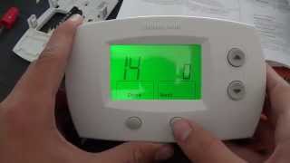 Thermostat Installation  Honeywell FocusPRO 5000 [upl. by Oirad]