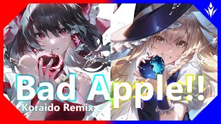 【東方自作アレンジ】Bad Apple Koraido remix【HardcoreEDM】 [upl. by Eissed]