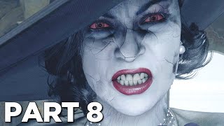 RESIDENT EVIL 8 VILLAGE Walkthrough Gameplay Part 8  ALCINA DIMITRESCU BOSS FULL GAME [upl. by Jemimah707]